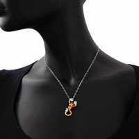 Collana Artlinea Donna Animals smalti in Argento Zirconia ZCL1288-MN - ZCL1288-MN